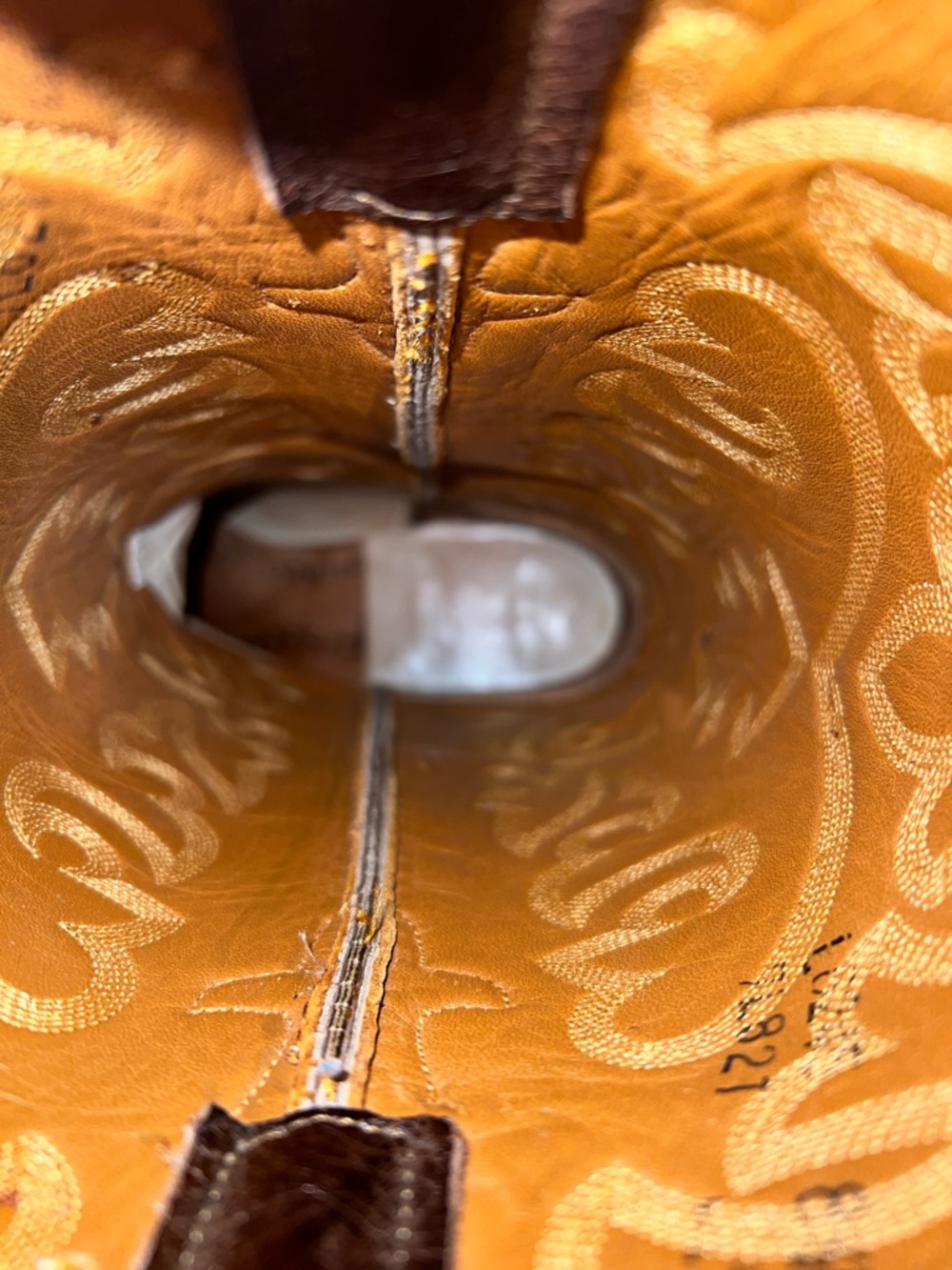 Lucchese smooth ostrich skin boots 8.5 E - Picture 11 of 11